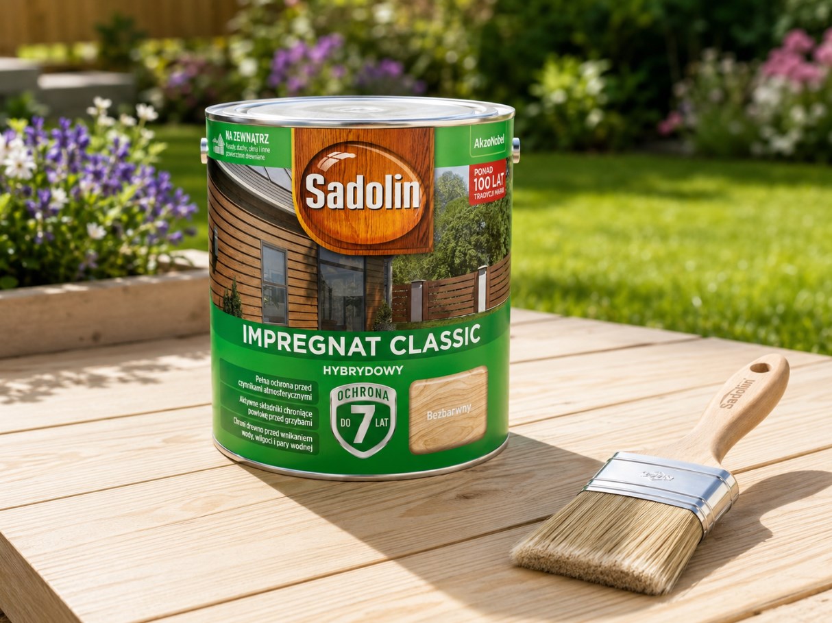 Sadolin Classic Hybrydowy bezbarwny 2,5 l